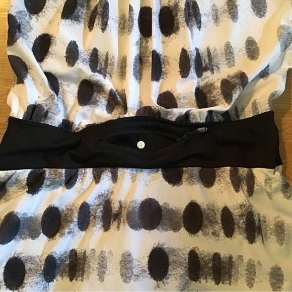 lululemon athletica White and Black Polka Dot Romper - Picture 3 of 5